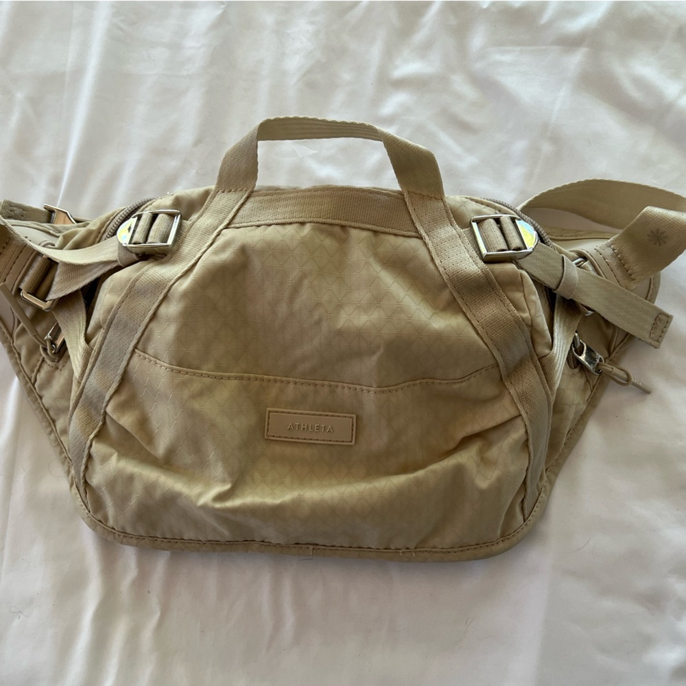 Athleta Beige Crossbody Bag
